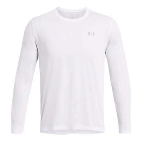 Under Armour Maglia Running Ml Streaker Bianco Reflective Uomo