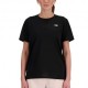 New Balance Maglia Running Ss Nero Donna