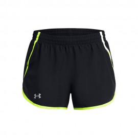 Under Armour Pantaloncini Running Fly By Nero Giallo Donna