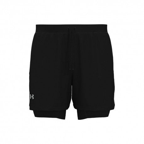 Under Armour Pantaloncini Running Launch 5" 2In1 Nero Uomo