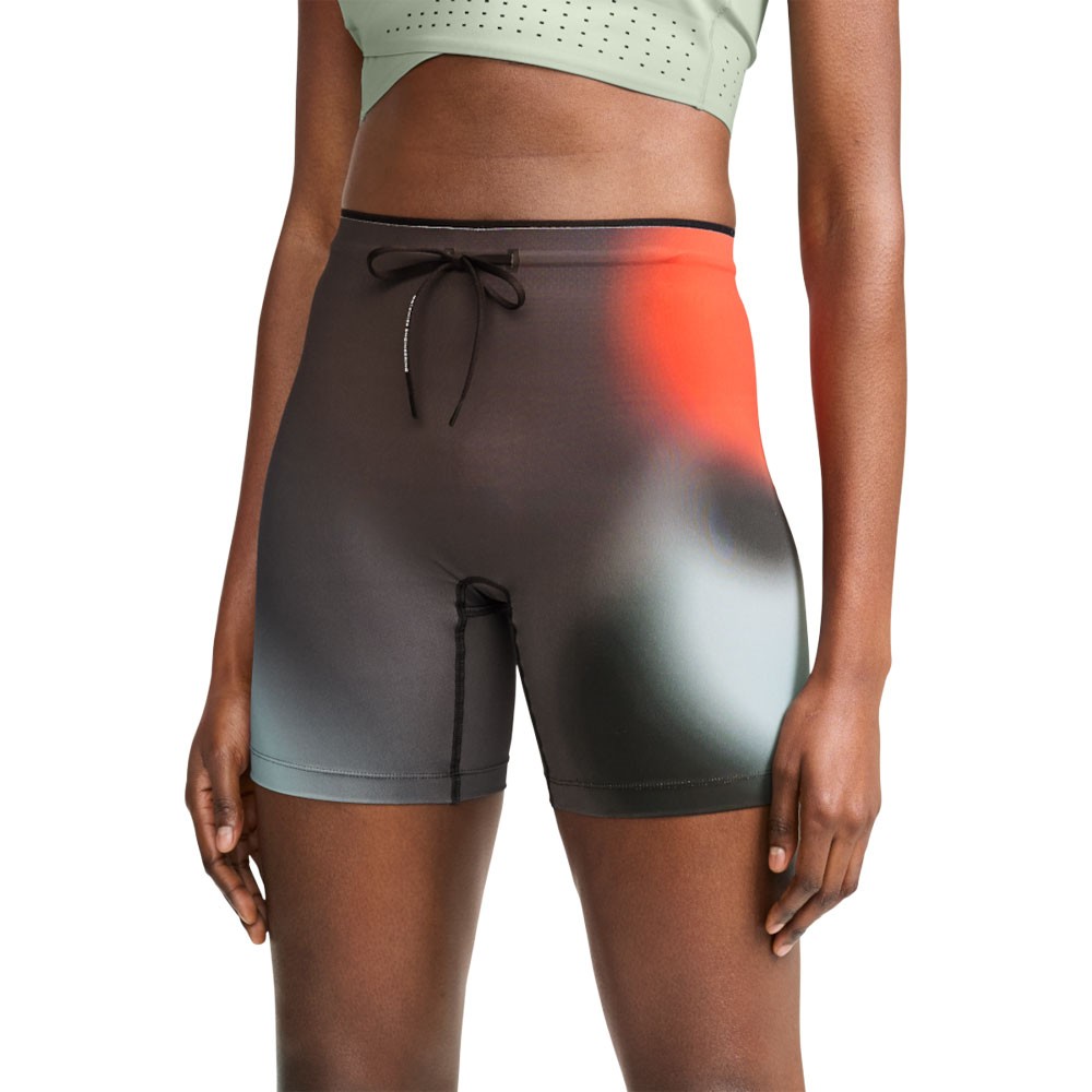 On Leggings Palestra Tights Race Arancione Nero Donna XS