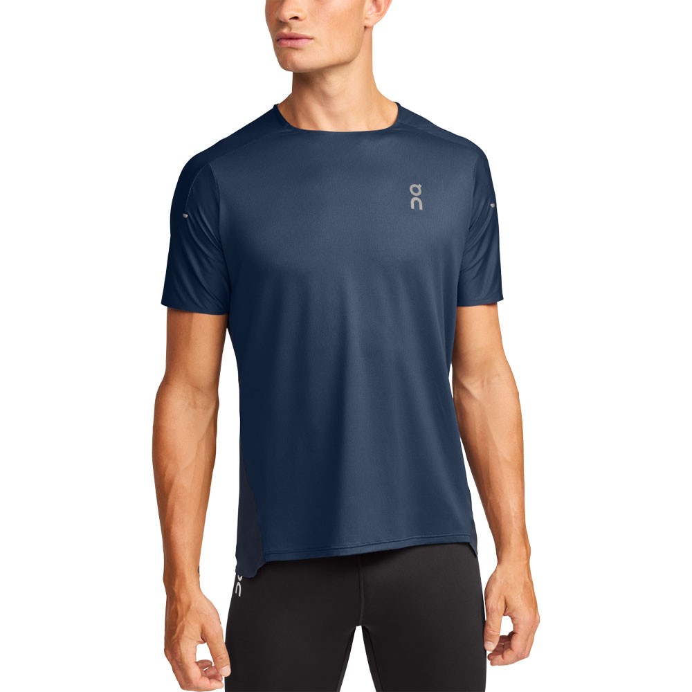 On Maglia Running Performance Blu Navy Uomo S
