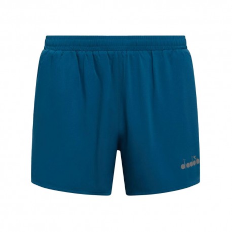 Diadora Pantaloncini Running Light 5" Colonial Blu Uomo