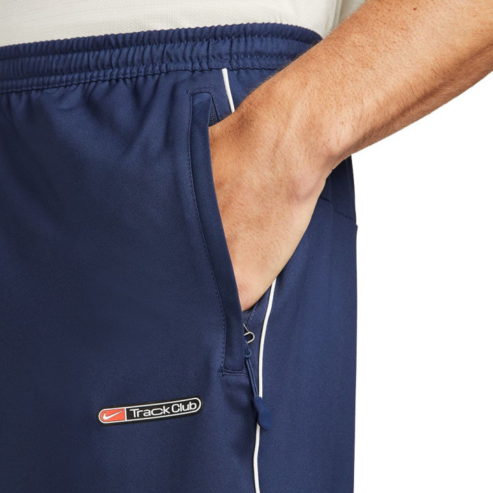 Nike Pantaloni Running Track Club Blu Navy Bianco Uomo