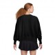 Nike Felpa Tennis Court Heritage Nero Donna
