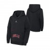 Nike Felpa Nba Con Cappuccio Bulls Nero Rosso Bambino