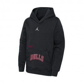 Nba Con Cappuccio Bulls nero rosso