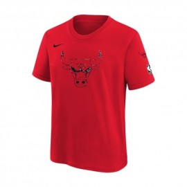 Nike Maglia Basket Nba Essential Bulls Rosso Bambino