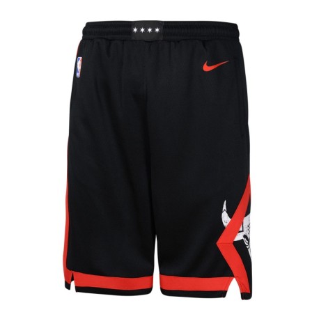 Nike Pantaloncini Basket Nba Bulls Nero Rosso Bambino Acquista online su Sportland