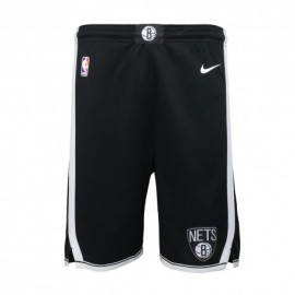 Nike Pantaloncini Basket Nba Nets Nero Bianco Bambino