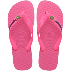 Brasil logo Neon fucsia