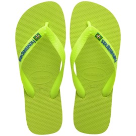 Havaianas Brasil Logo Neon Giallo - Infradito Mare Donna