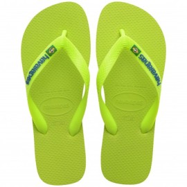 Havaianas Brasil Logo Neon Giallo - Infradito Mare Donna