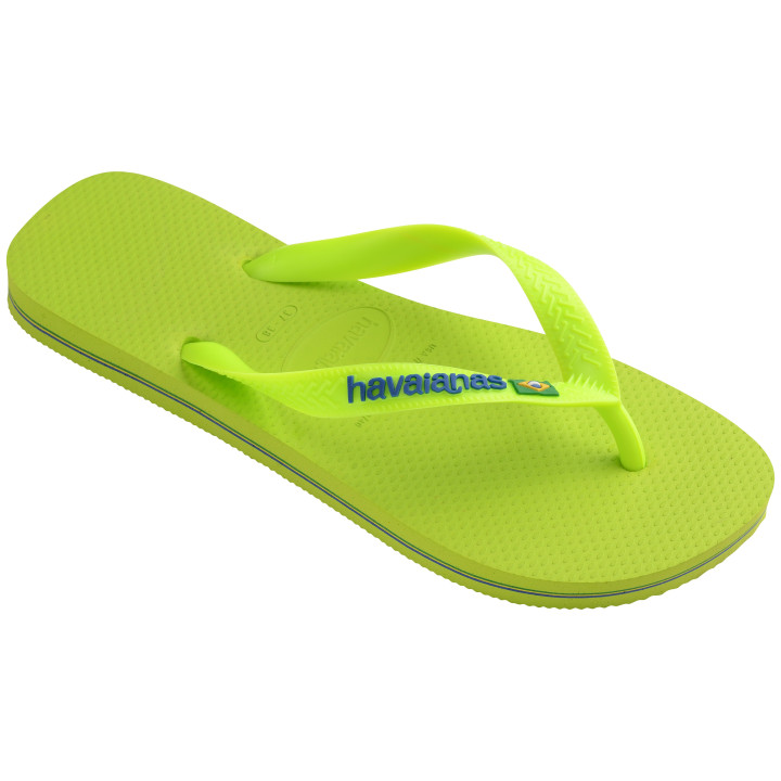 Havaianas Brasil Logo Neon Lime - Infradito Mare Donna