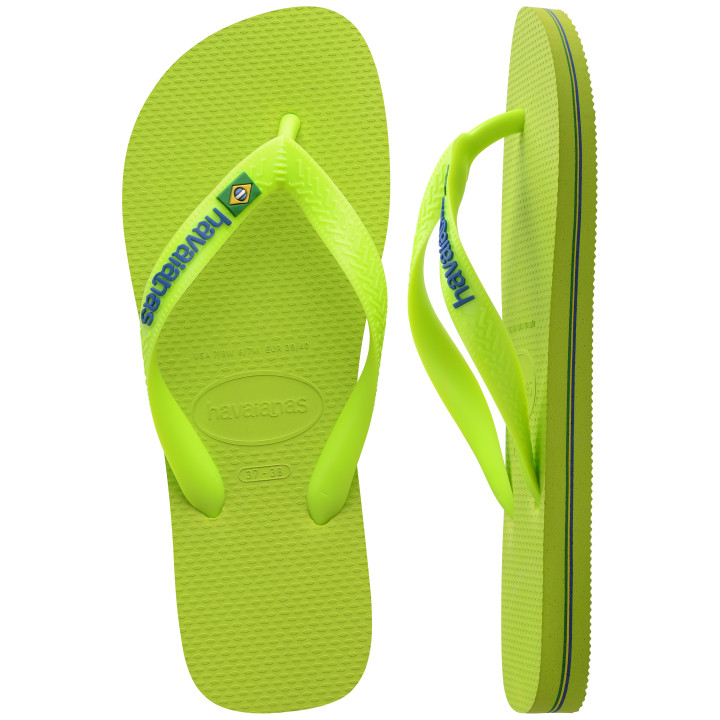 Havaianas Brasil Logo Neon Lime - Infradito Mare Donna