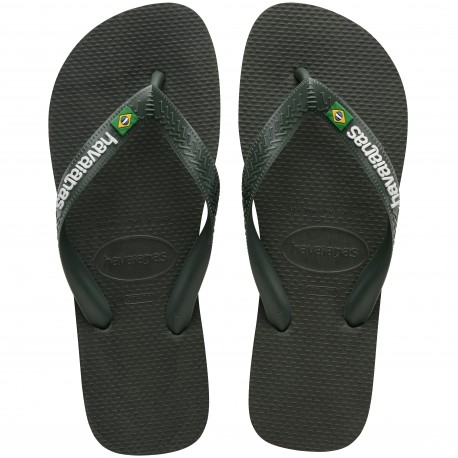 Havaianas Brasil Logo Nero - Infradito Mare Uomo