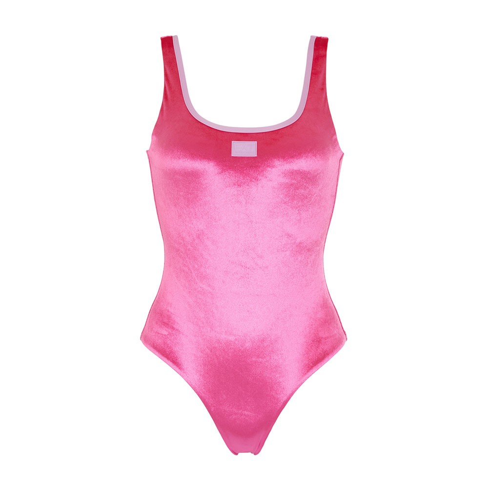 Ea7 Costume Intero Logo Fucsia Donna Acquista online su Sportland