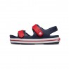 Crocs Cruiser Doppia Fascia Blu Rosso - Sandali Mare Bambino