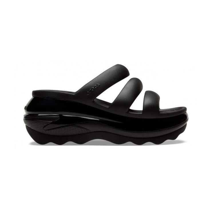 Crocs Crush Tripla Fascia Nero - Ciabatte Mare Donna