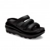 Crocs Crush Tripla Fascia Nero - Sandali Mare Donna
