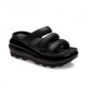 Crocs Crush Tripla Fascia Nero - Sandali Mare Donna