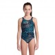 Arena Costume Intero Animal Blu Bambina