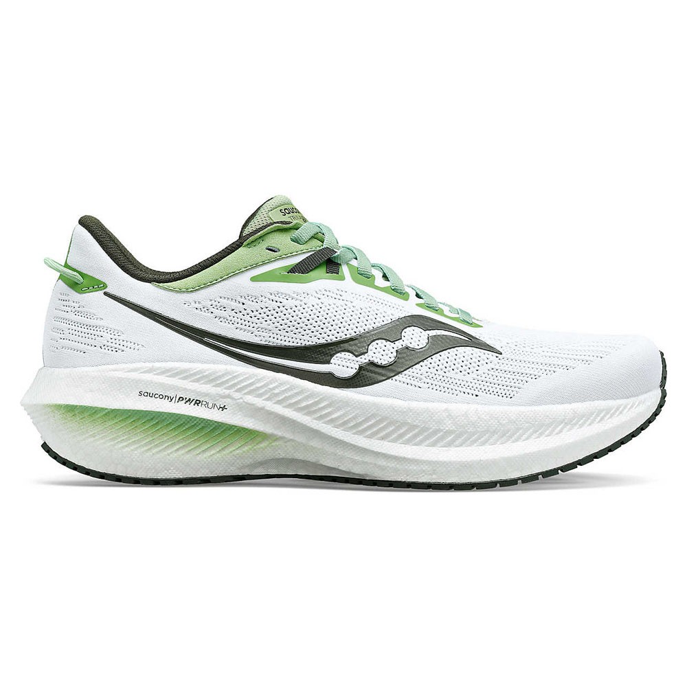 Saucony Triumph 21 Verde Bianco - Scarpe Running Uomo EUR 42 / US 8,5