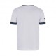 Ea7 T-Shirt Tennis Graphic Blu Bianco Uomo