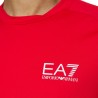 Ea7 T-Shirt Tennis Ventus 7 Rosso Uomo