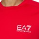 Ea7 T-Shirt Tennis Ventus 7 Rosso Uomo