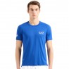 Ea7 T-Shirt Tennis Ventus 7 Azzurro Uomo