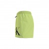 Calvin Klein Costume Boxer Corto Big Logo Lime Uomo