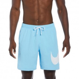 Nike Pantaloncini Mare Big Logo Azzurro Uomo