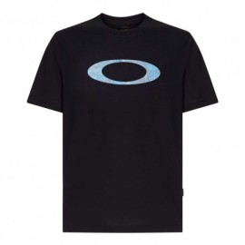 Oakley T-Shirt Logo Ellittico Protez. 30Uv Nero Uomo