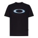 Oakley T-Shirt Logo Ellittico Protez. 30Uv Nero Uomo