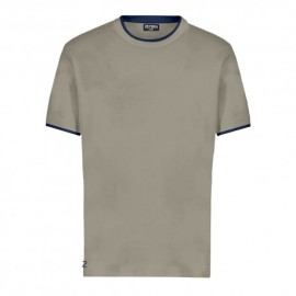 Zeybra T-Shirt Doppio Collo Sabbia Uomo