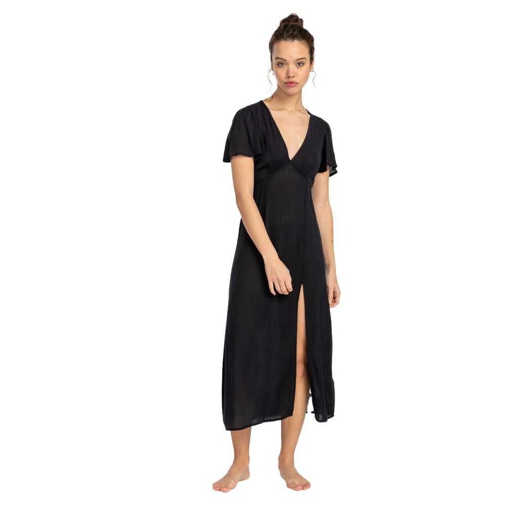 Billabong Abito Da Spiaggia Lungo Nero Donna XS