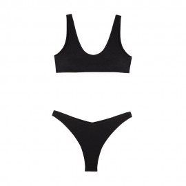 Effek Bikini Spugnetta Nero Donna