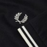 Fred Perry T-Shirt Con Bordino Nero Uomo