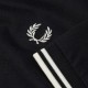 Fred Perry T-Shirt Con Bordino Nero Uomo