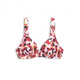 Esprit Top Fiori Rosso Donna