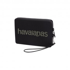 Havaianas Pochette Mare Logomania Nero Donna