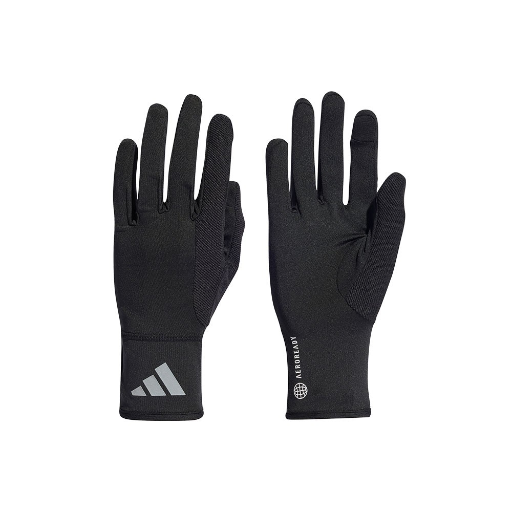 ADIDAS Guanti Running Aero Nero S