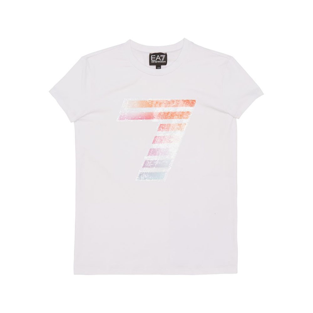 Ea7 Maglietta Palestra Bianco Bambina 10 Anni