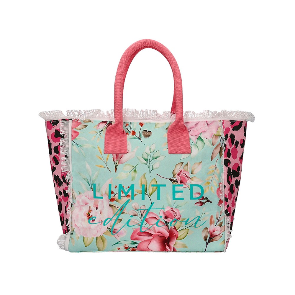 Hat You Borsa Mare Fantasia Rosa Donna TU