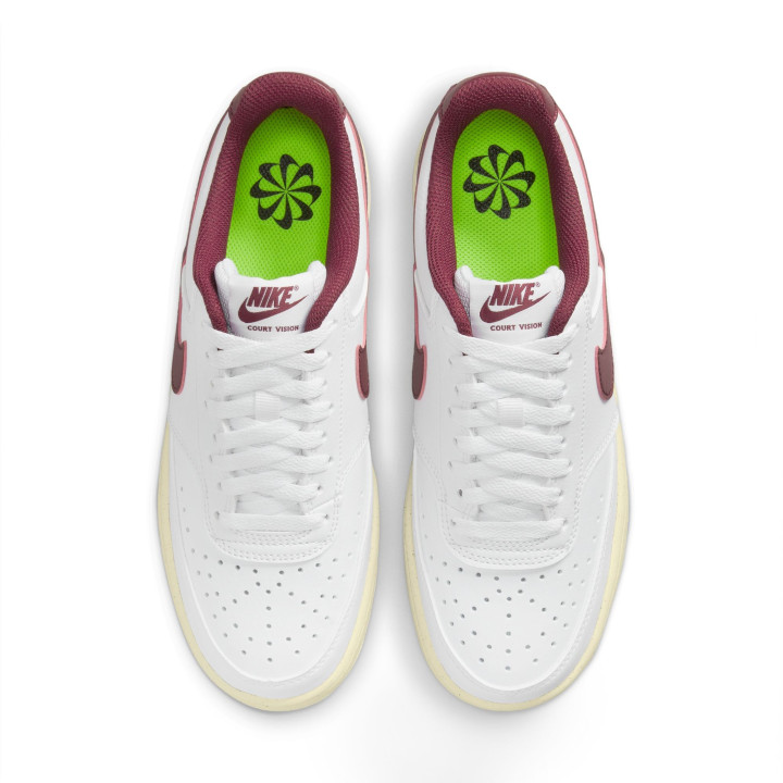 Nike Court Vision Low Nn Bianco Oro - Sneakers Donna