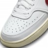 Nike Court Vision Low Nn Bianco Rosso - Sneakers Donna