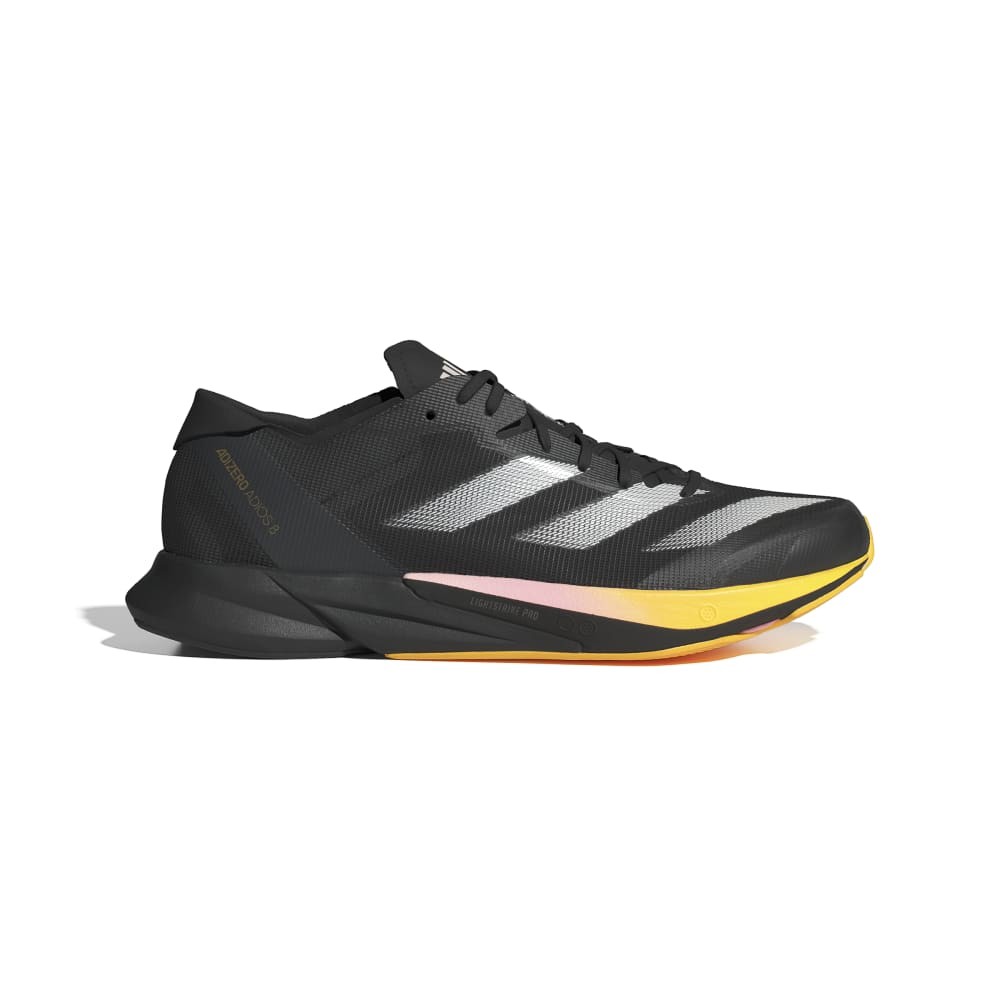 ADIDAS Adizero Adios 8 Nero Giallo - Scarpe Running Uomo EUR 41 1/3 / UK 7,5