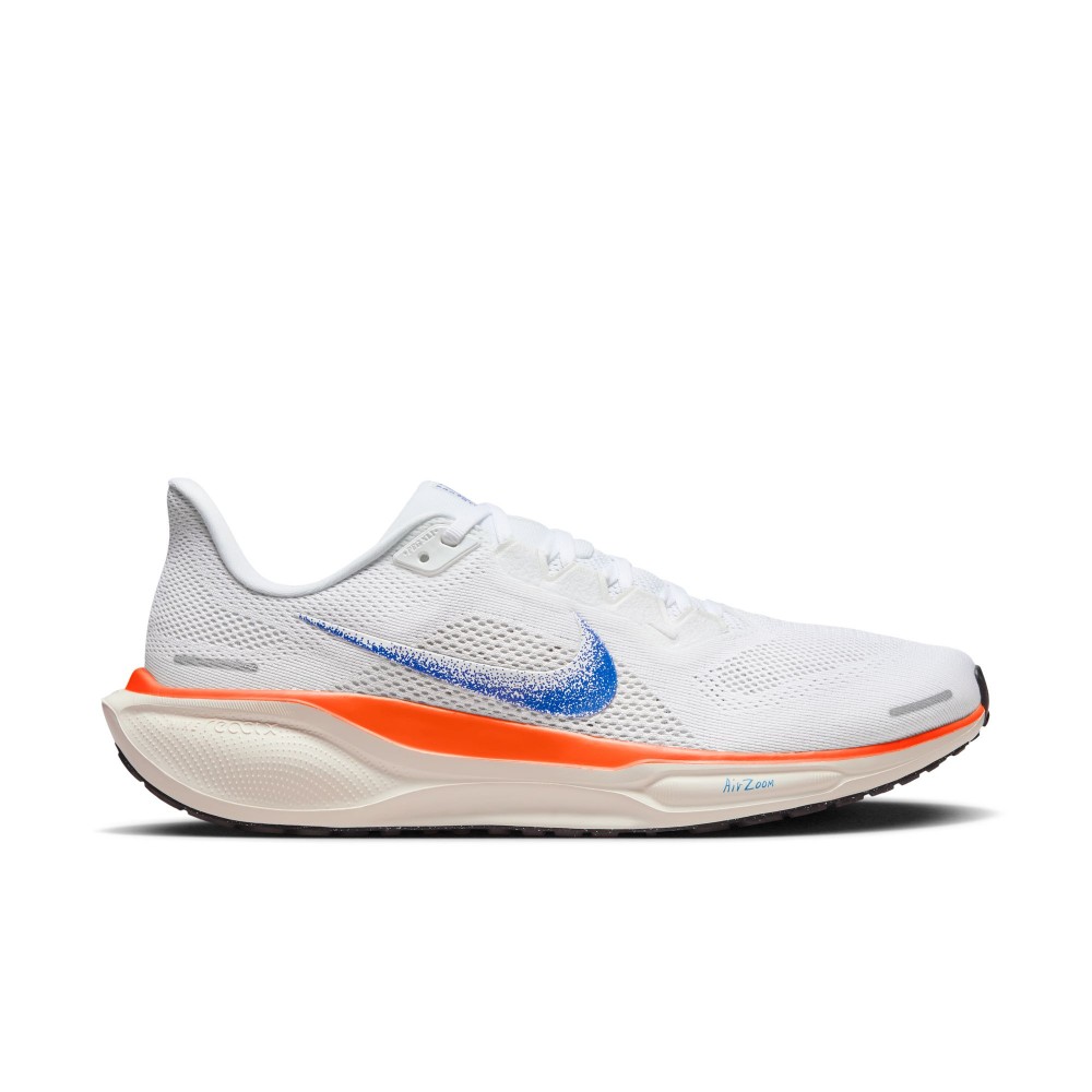 Nike Air Zoom Pegasus 41 Bianco Arancio Blu - Scarpe Running Uomo EUR 42,5 / US 9