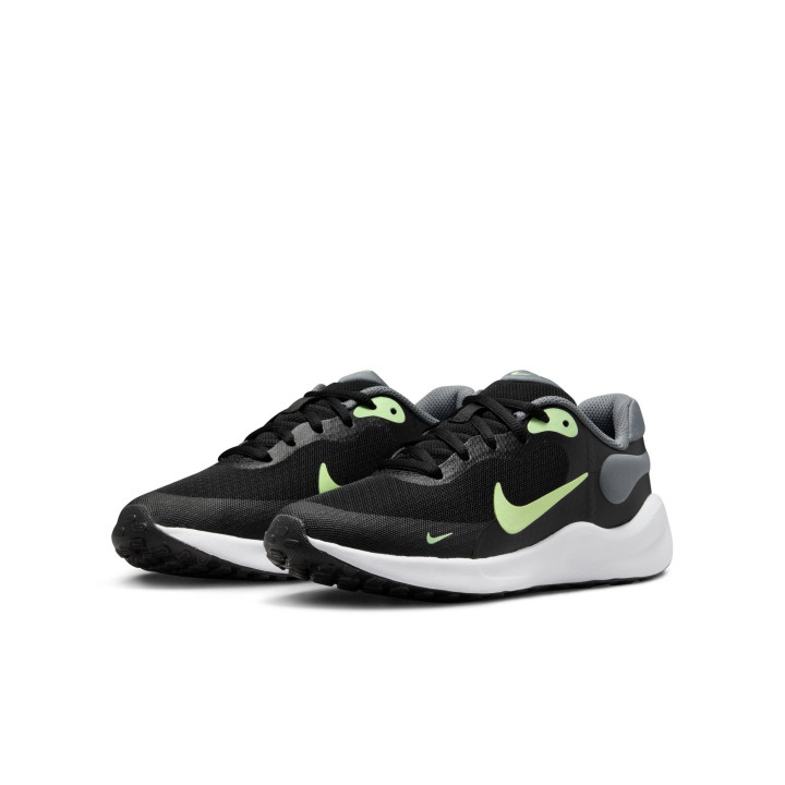 Nike Revolution 7 Gs Nero Volt - Scarpe Ginnastica Bambino
